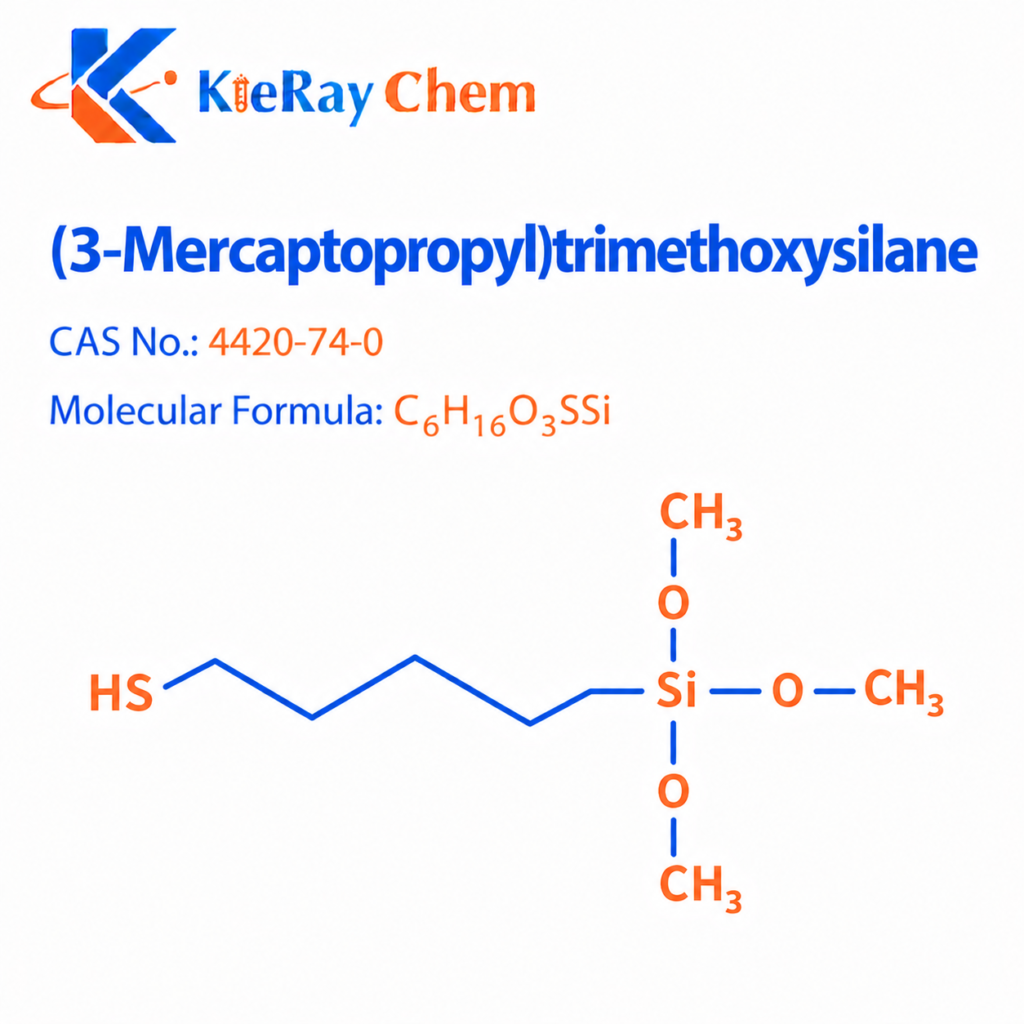 (3 mercaptopropyl)trimethoxysilane 4420 74 0 structure