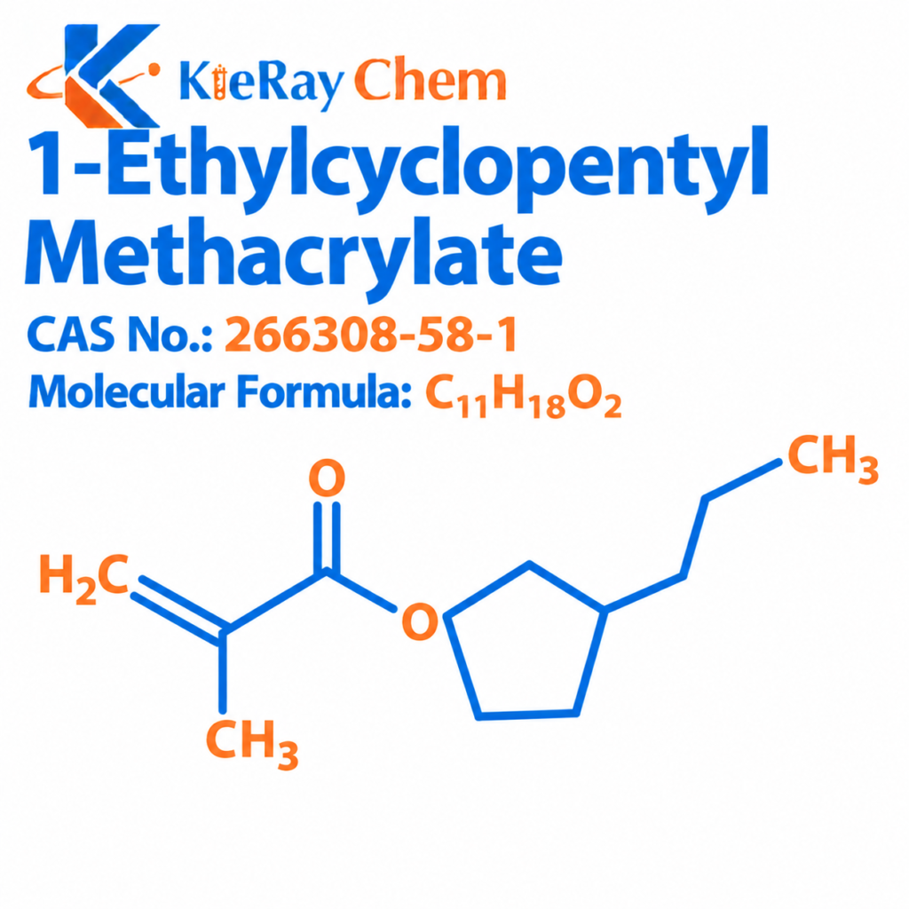 1-Ethylcyclopentyl Methacrylate 1 Ethylcyclopentyl Methacrylate 266308 58 1 Structure 1024x1024