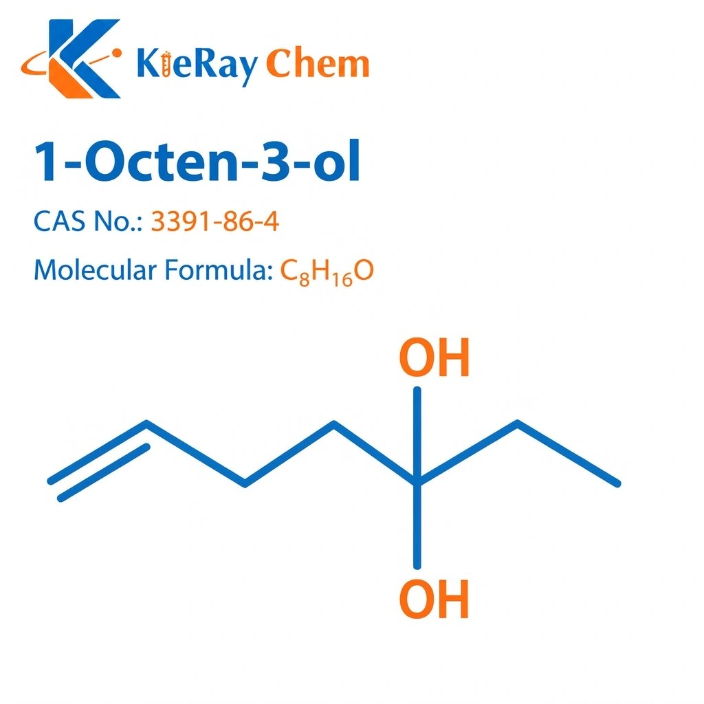 1-Octen-3-ol 1 Octen 3 Ol 3391 86 4 Structure