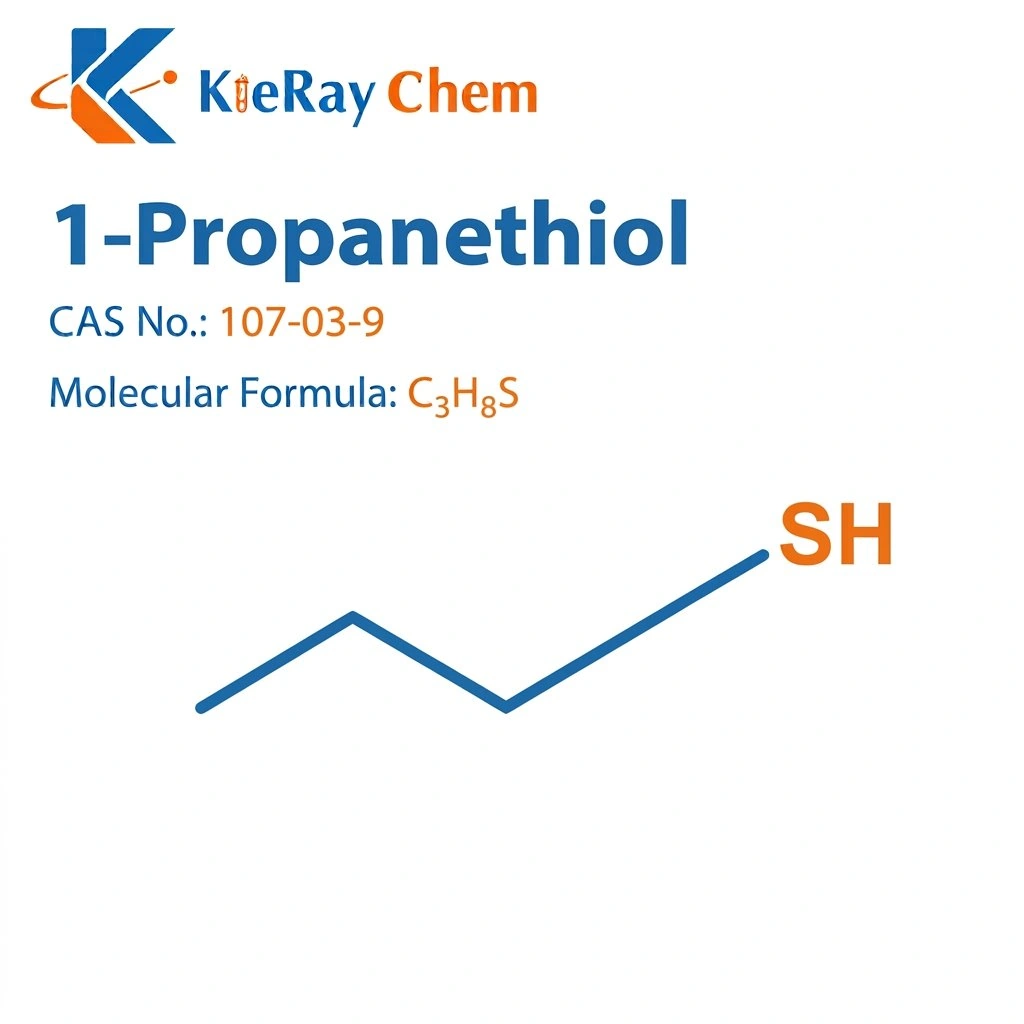 1-Propanethiol 1 Propanethiol 107 03 9 Structure