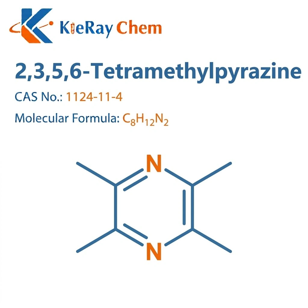 2,3,5,6-Tetramethylpyrazine 2 3 5 6 Tetramethylpyrazine 1124 11 4 Structure