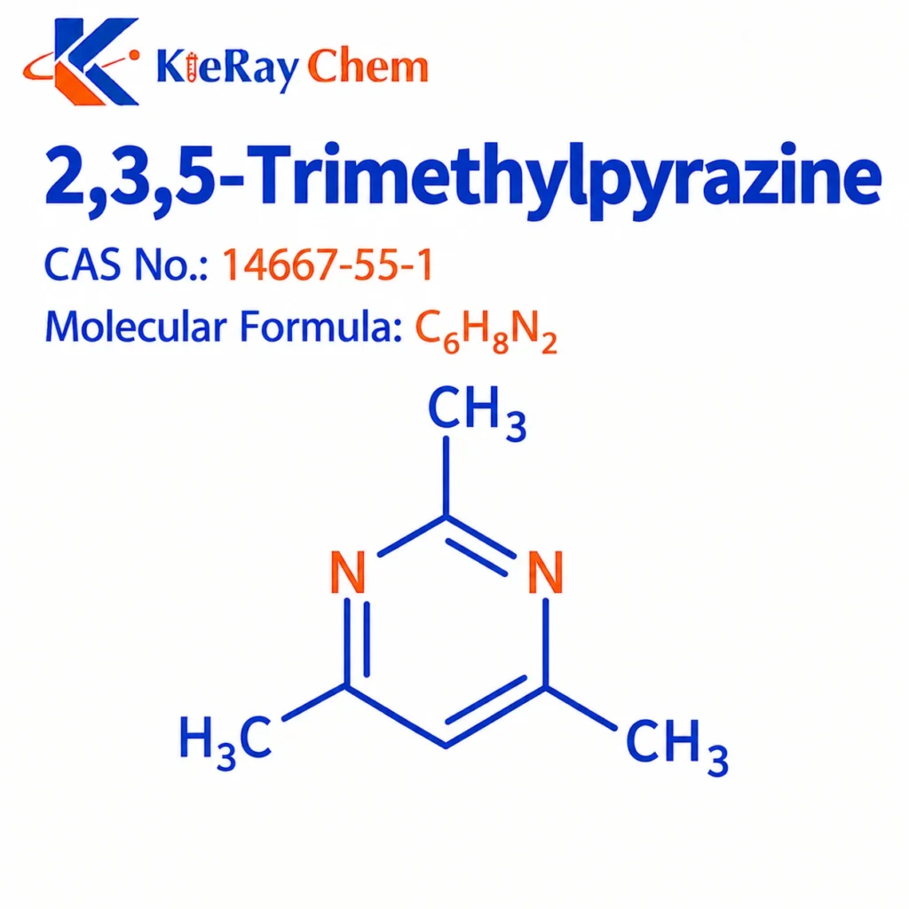 2,3,5-Trimethylpyrazine 2 3 5 Trimethylpyrazine 14667 55 1 Structure 1024x1024