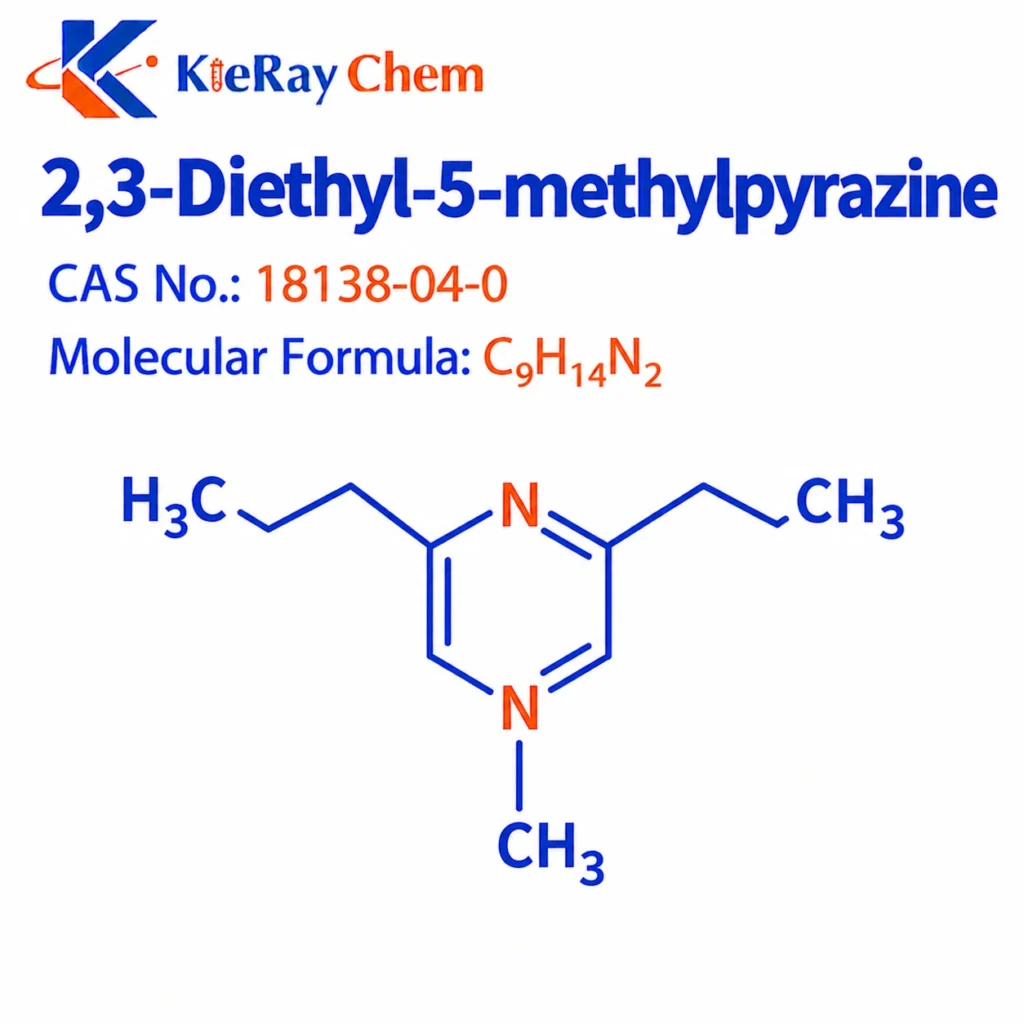 2,3-Diethyl-5-methylpyrazine 2 3 Diethyl 5 Methylpyrazine 18138 04 0 Structure 1024x1024