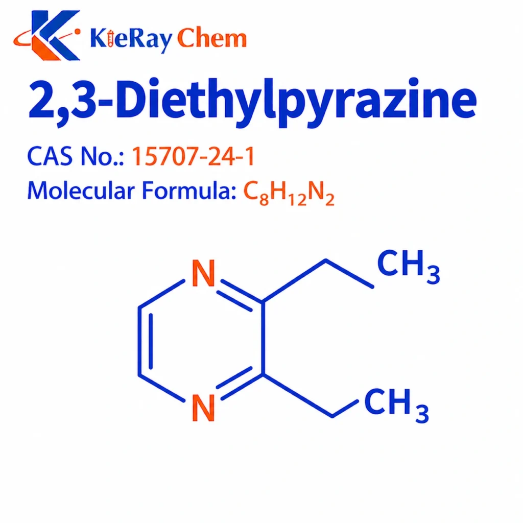 2,3-Diethylpyrazine 2 3 Diethylpyrazine 15707 24 1 Structure 1024x1024