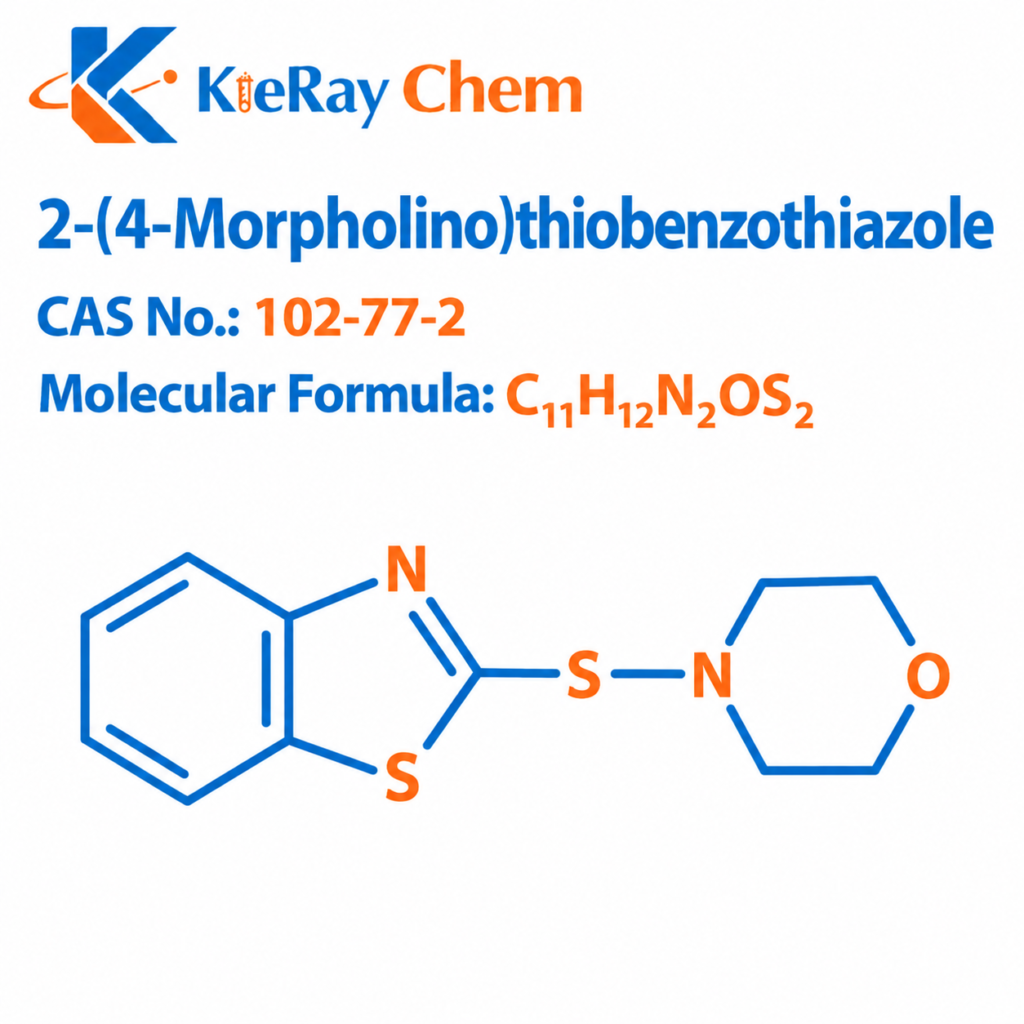 2-(4-Morpholino)thiobenzothiazole 2 4 Morpholino Thiobenzothiazole 102 77 2 Structure 1024x1024