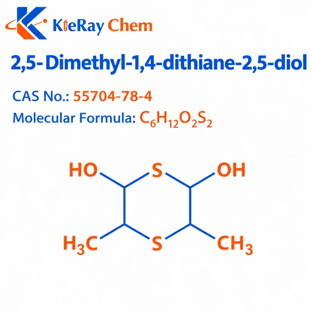2 5 Dimethyl 1 4 Dithiane 2 5 Diol 55704 78 4 Structure 1024x1024