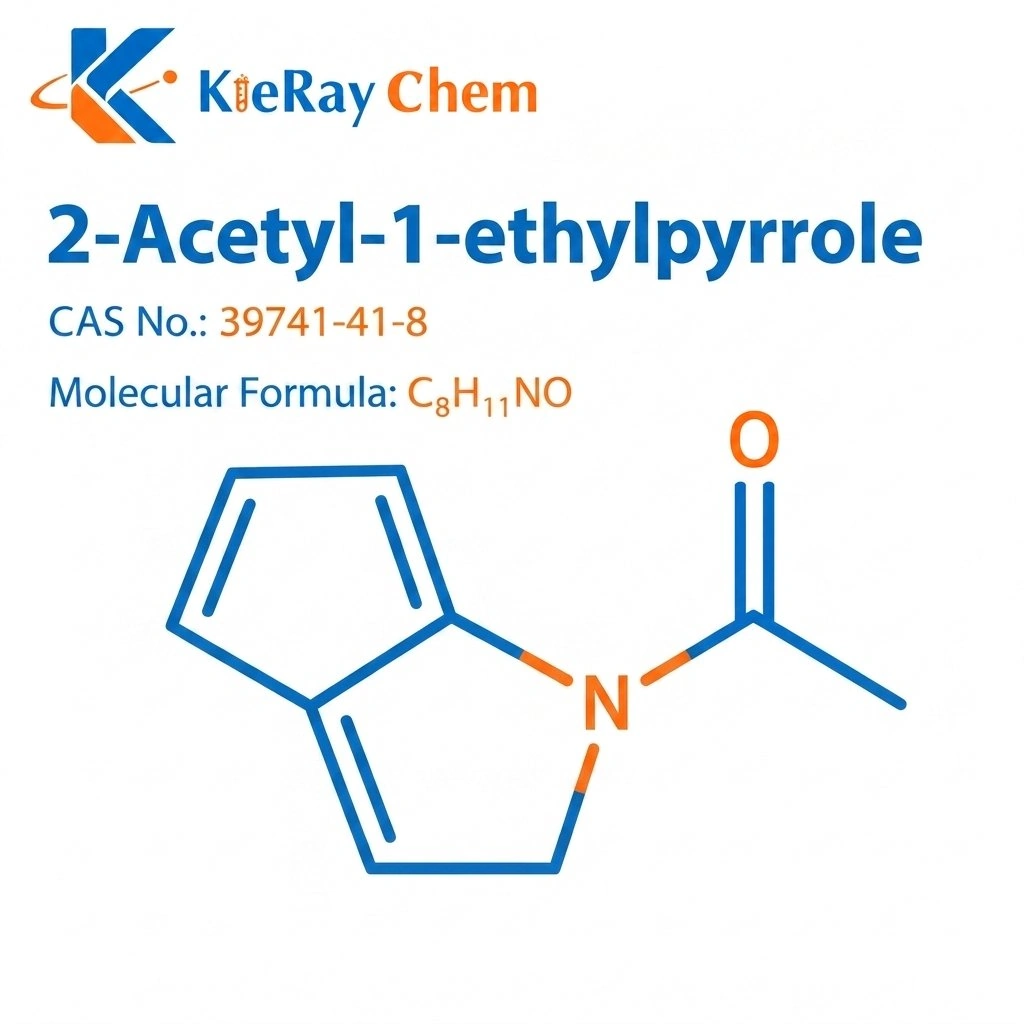 2-Acetyl-1-ethylpyrrole 2 Acetyl 1 Ethylpyrrole 39741 41 8 Structure