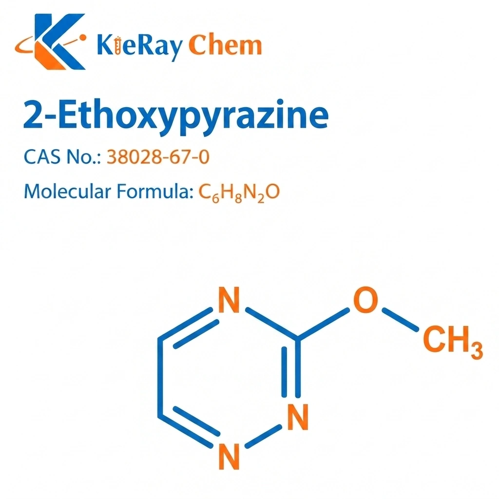 2-Ethoxypyrazine 2 Ethoxypyrazine 38028 67 0 Structure
