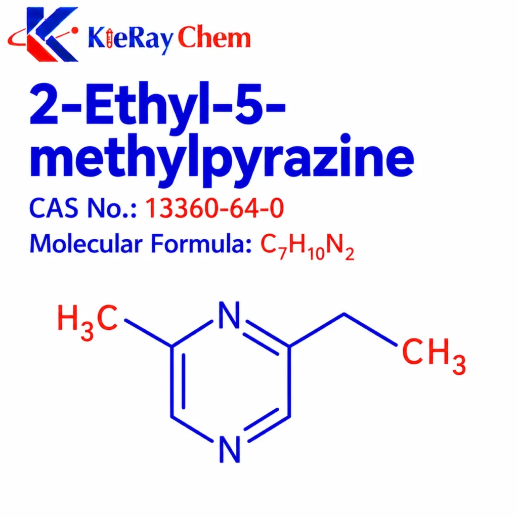2 Ethyl 5 Methylpyrazine 13360 64 0 Structure 1024x1024