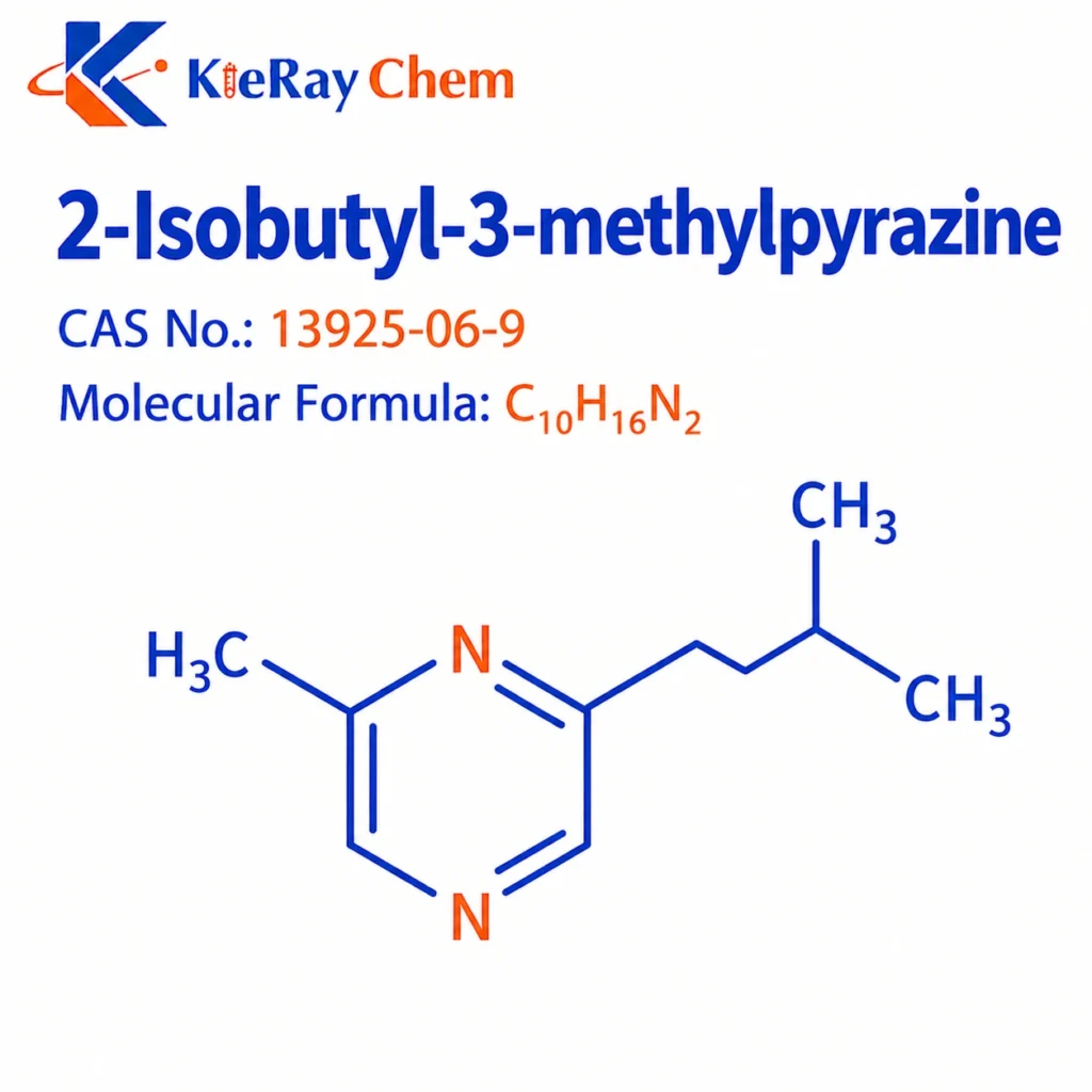 2-Isobutyl-3-methylpyrazine 2 Isobutyl 3 Methylpyrazine 13925 06 9 Structure 1024x1024