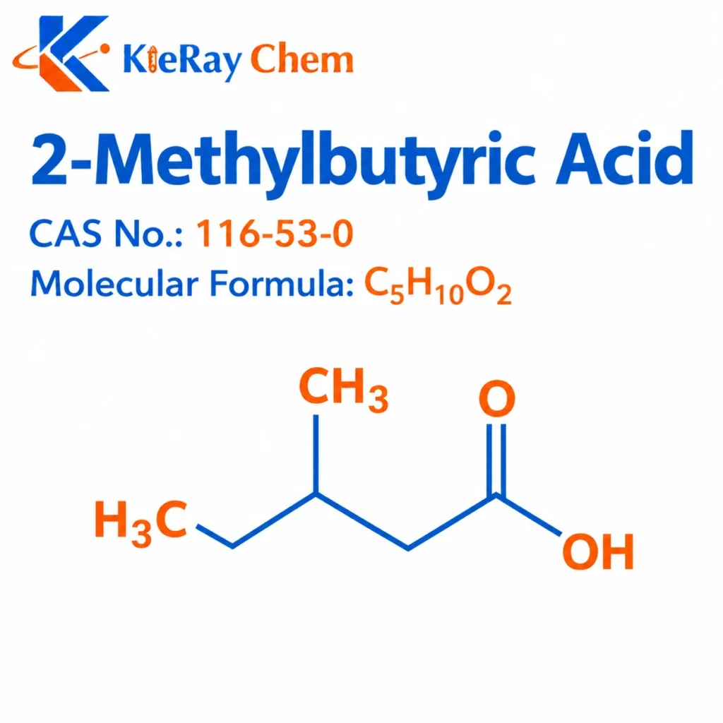 2-Methylbutyric Acid 2 Methylbutyric Acid 116 53 0 Structure 1024x1024