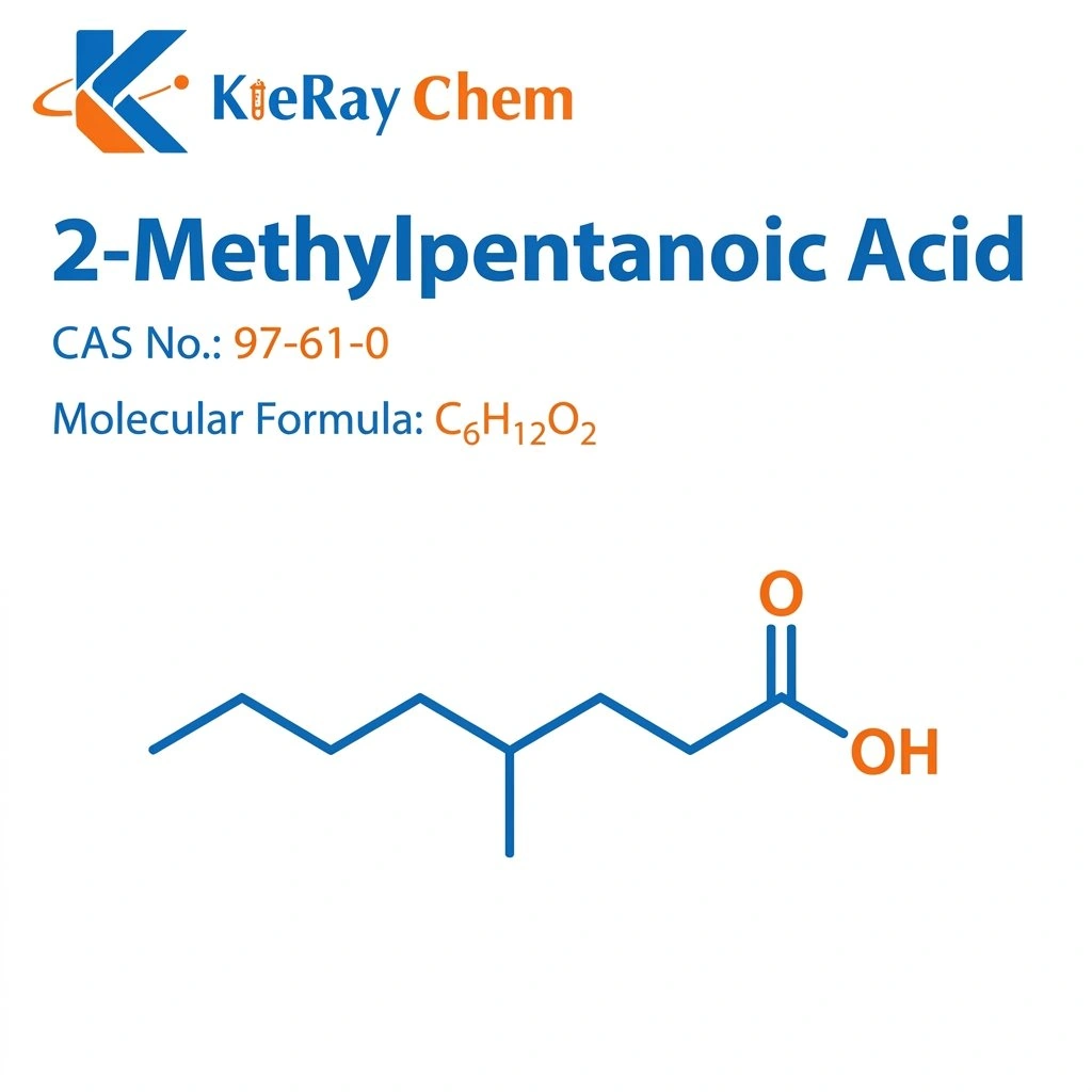 2-Methylpentanoic Acid 2 Methylpentanoic Acid 97 61 0 Structure