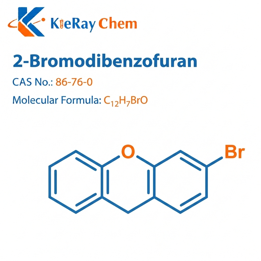 2 Bromodibenzofuran 86 76 0 Structure