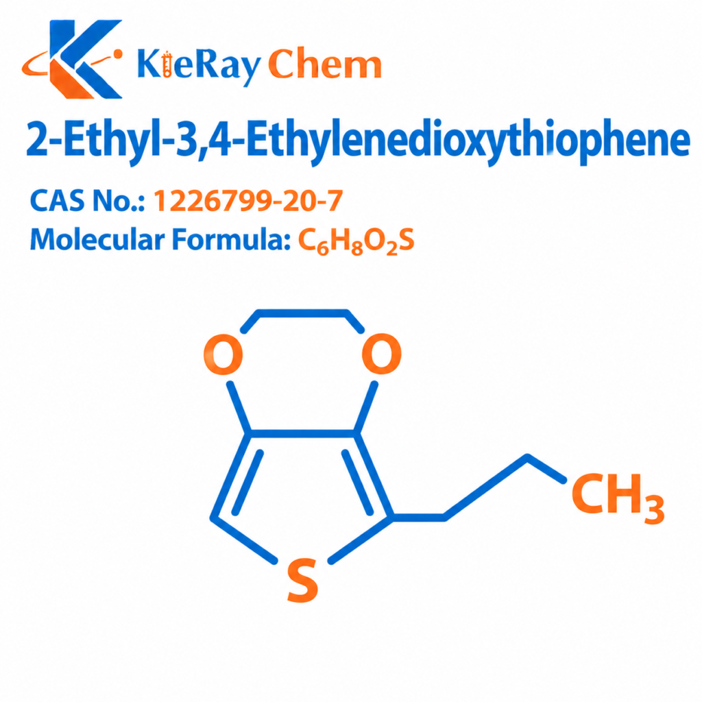 2-Ethyl-3,4-Ethylenedioxythiophene 2 Ethyl 3 4 Ethylenedioxythiophene 1226799 20 7 Structure 1024x1024