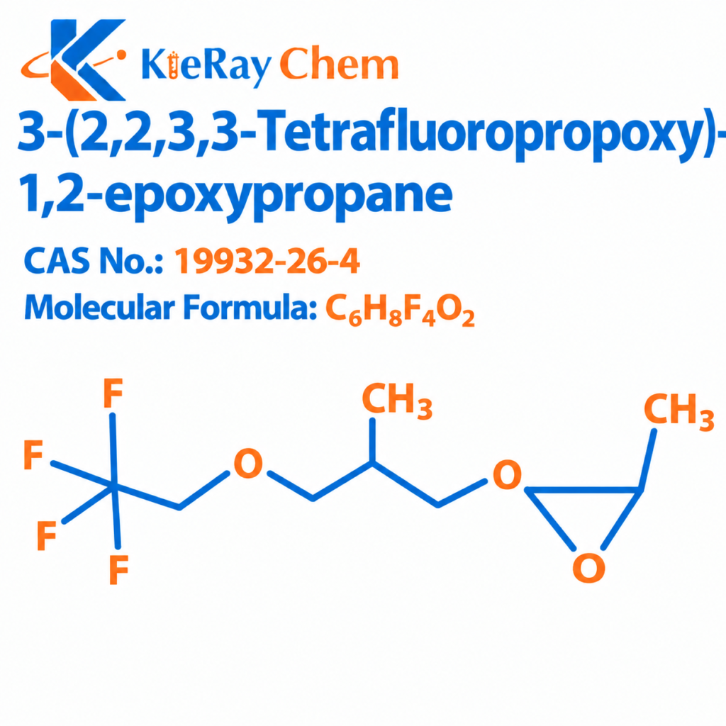 3-(2,2,3,3-Tetrafluoropropoxy)-1,2-epoxypropane 3 2233 Tetrafluoropropoxy 12 Epoxypropane 19932 26 4 Structure 1024x1024