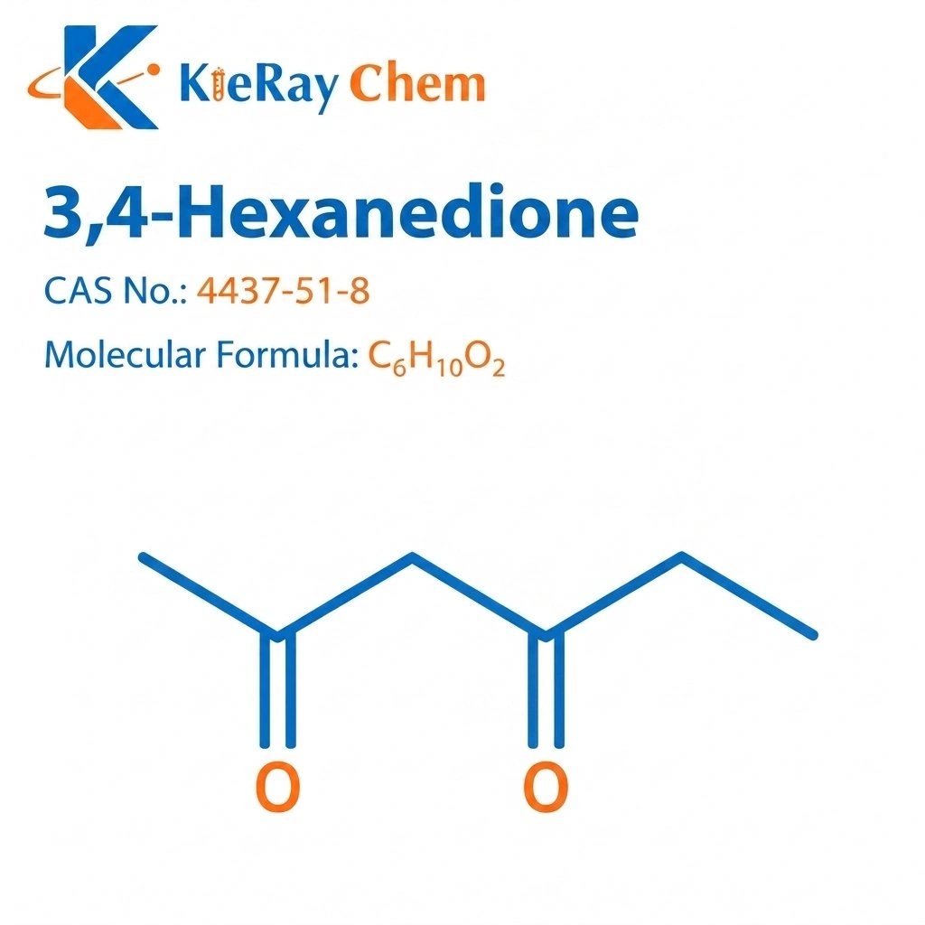3,4-Hexanedione 3 4 Hexanedione 4437 51 8 Structure