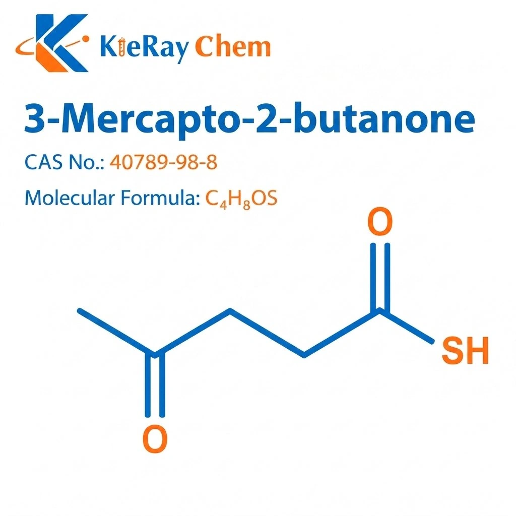 3-Mercapto-2-butanone 3 Mercapto 2 Butanone 40789 98 8 Structure