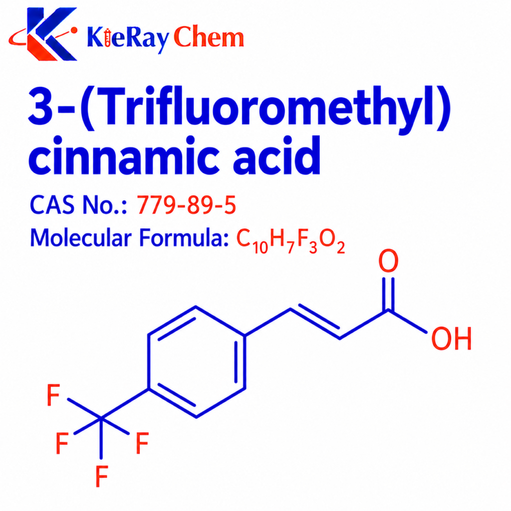 3 Trifluoromethylcinnamic Acid 779 89 5 Structure 1024x1024
