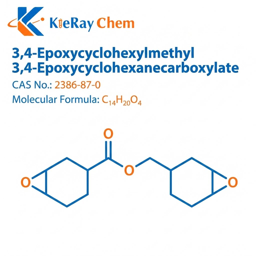 3,4-Epoxycyclohexylmethyl 3,4-Epoxycyclohexanecarboxylate 34 Epoxycyclohexylmethyl 34 Epoxycyclohexanecarboxylate 2386 87 0 Structure