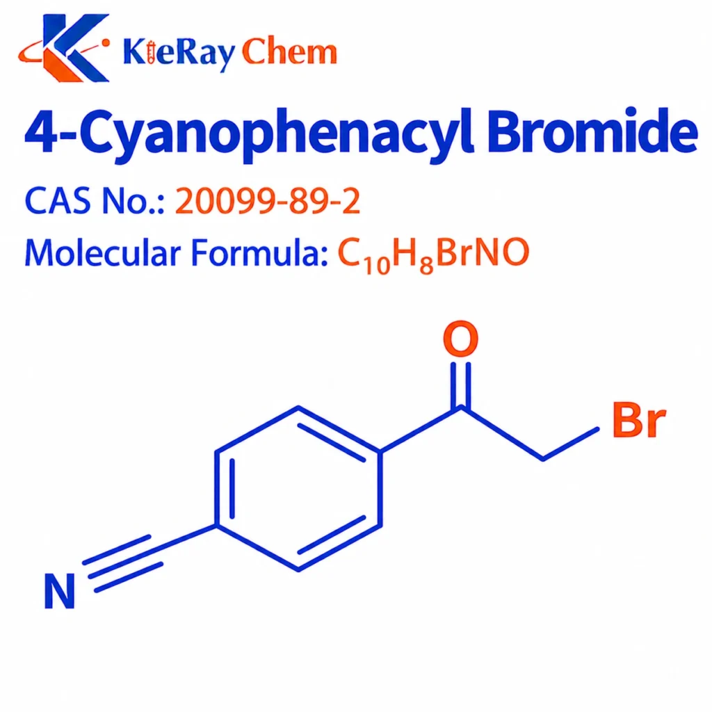 4-Cyanophenacyl Bromide 4 Cyanophenacyl Bromide 20099 89 2 Structure 1024x1024
