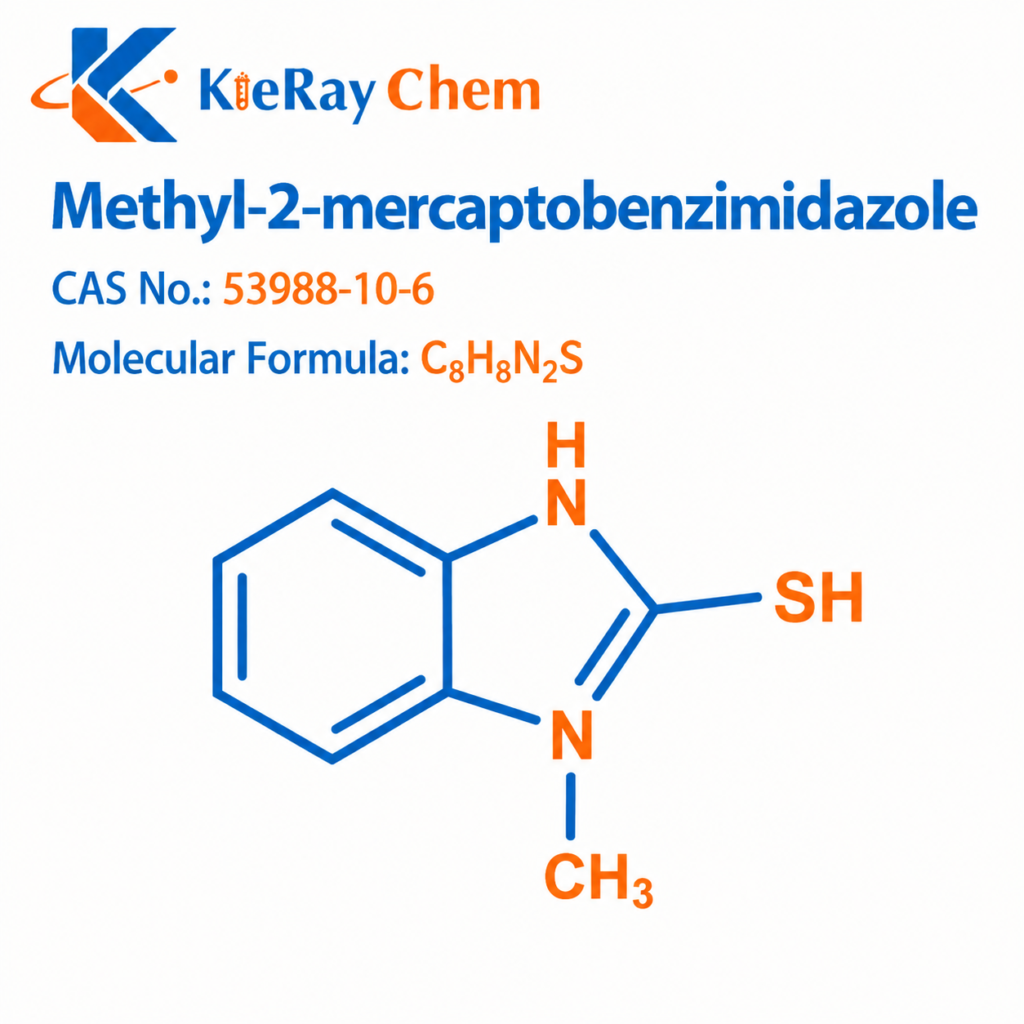 Methyl 2 Mercaptobenzimidazole 53988 10 6 Structure 1024x1024