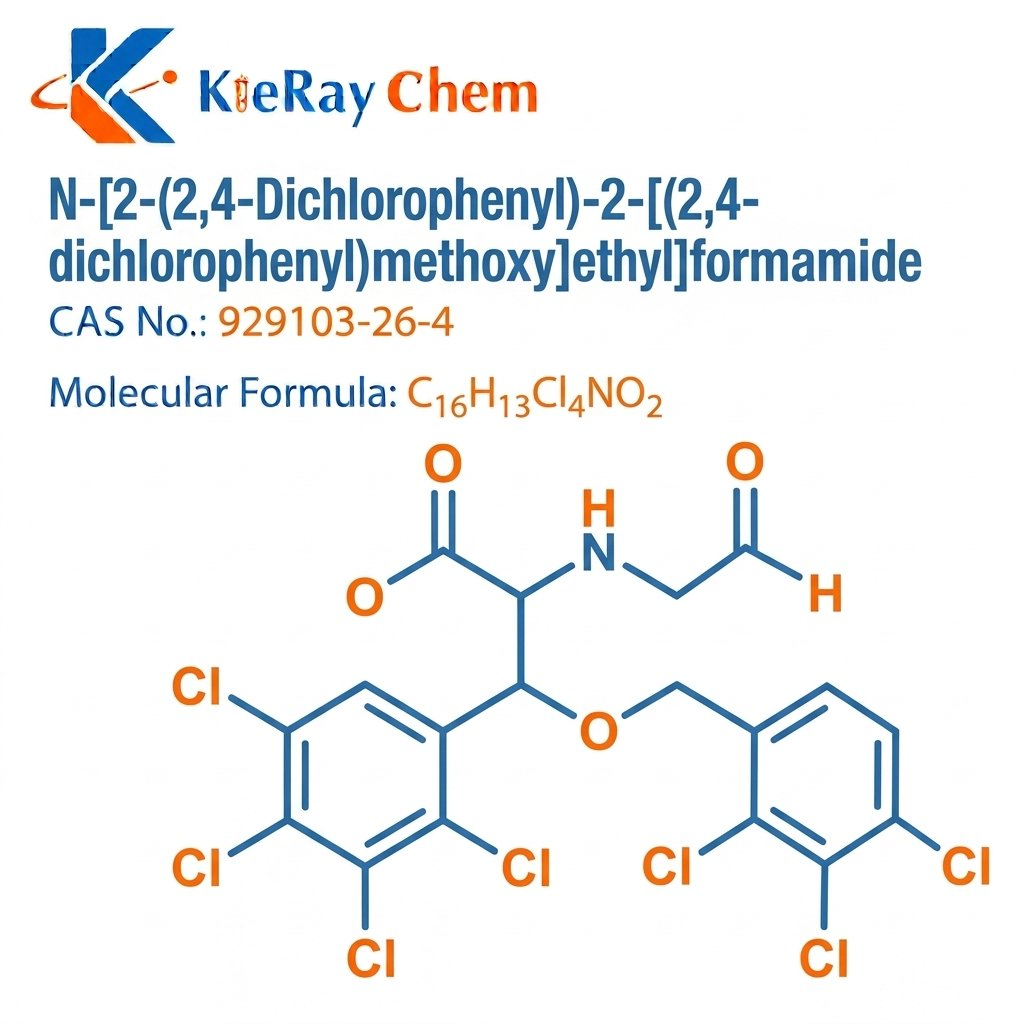 N 2 24 Dichlorophenyl 2 24 Dichlorophenylmethoxyethylformamide 929103 26 4 Structure