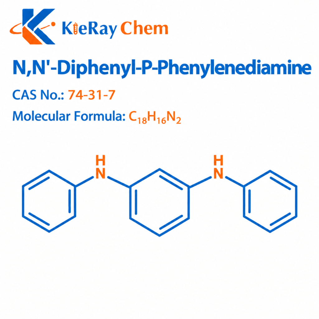 N,N'-Diphenyl-P-Phenylenediamine N N Diphenyl P Phenylenediamine 74 31 7 Structure 1024x1024