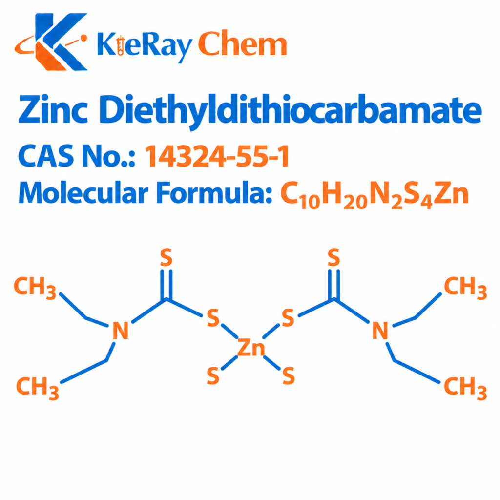 Zinc Diethyldithiocarbamate 14324 55 1 Structure 1024x1024