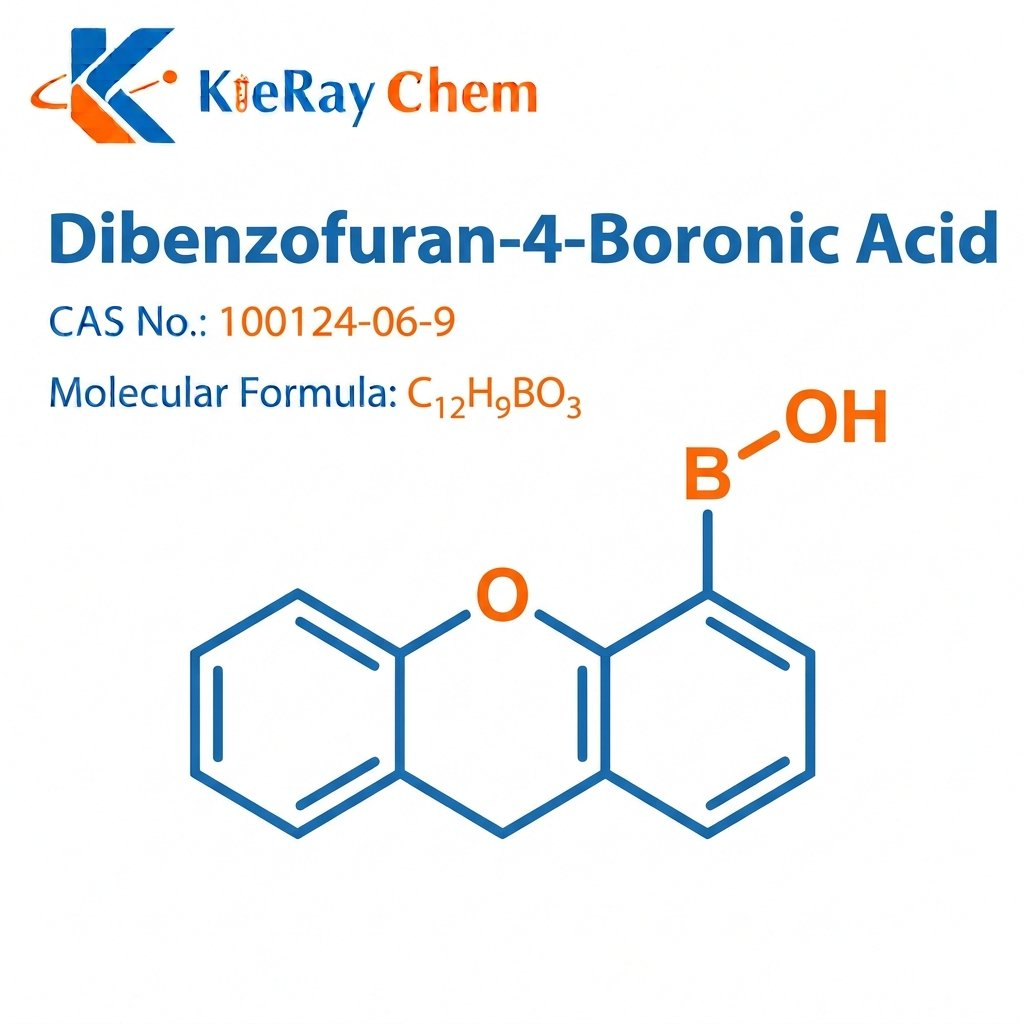 Dibenzofuran 4 Boronic Acid 100124 06 9 Structure