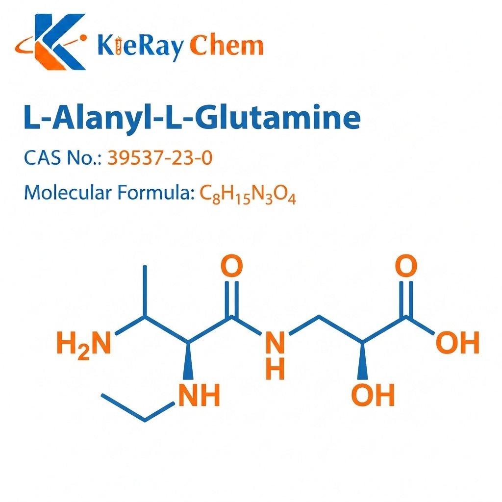 L Alanyl L Glutamine 39537 23 0 Structure