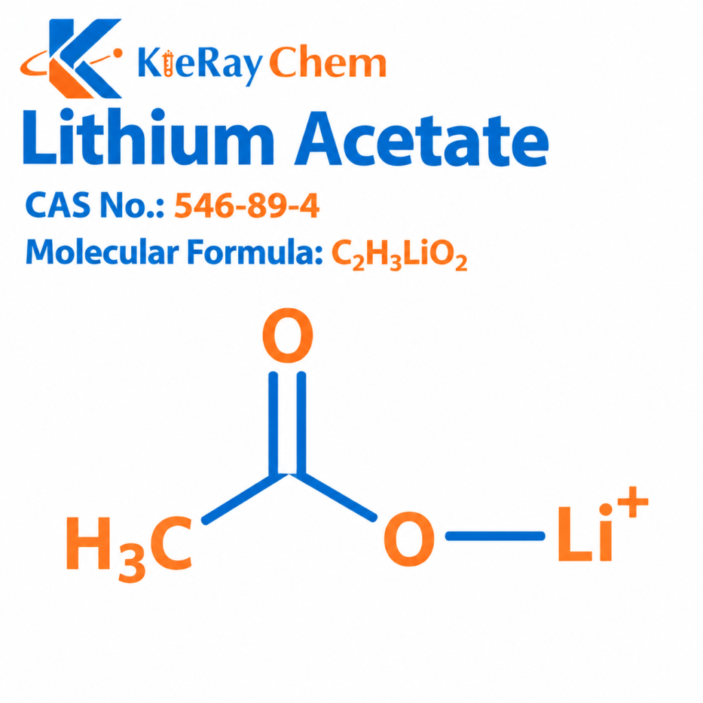 Lithium Acetate Lithium Acetate 546 89 4 Structure 1024x1024