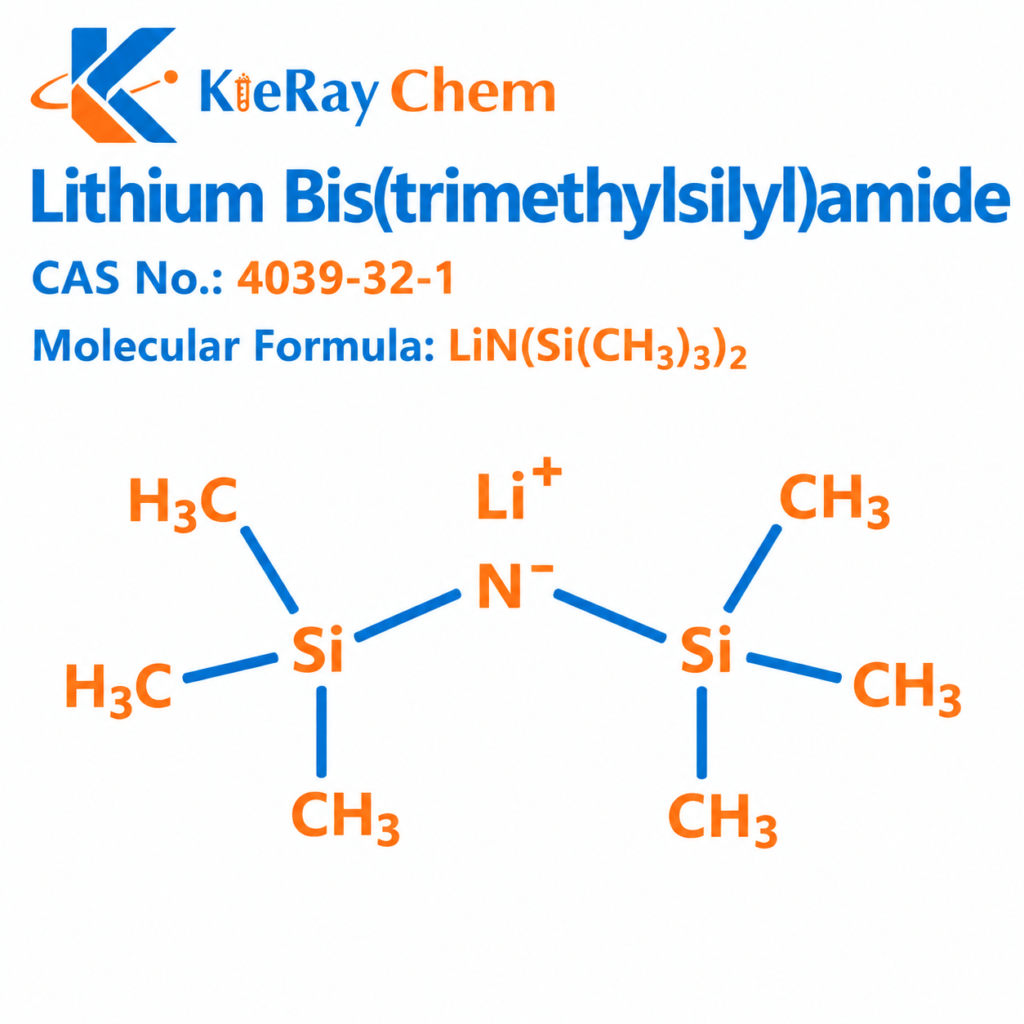 Lithium Bis(trimethylsilyl)amide Lithium Bis Trimethylsilyl Amide 4039 32 1 Structure 1024x1024