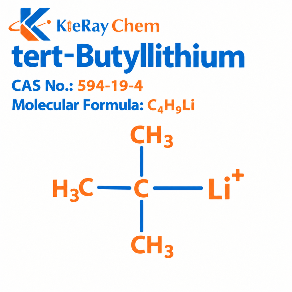tert-Butyllithium Tert Butyllithium 594 19 4 Structure 1024x1024