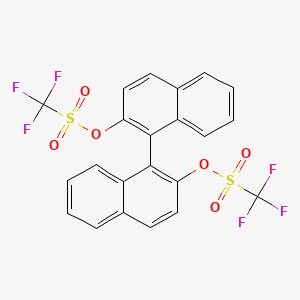 (S)-(+)-1,1'-Binaphthol-2,2'-bis(trifluoromethanesulfonate) 1 1 bi 2 naphthol bis 128544 05 8 structure