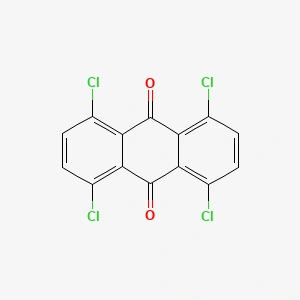 1,4,5,8-Tetrachloroanthraquinone 1 4 5 8 Tetrachloroanthraquinone 81 58 3 Structure