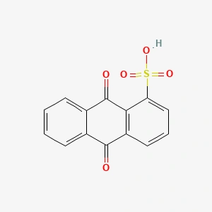 1-Anthraquinonesulfonic Acid 1 Anthraquinonesulfonic Acid 82 49 5 Structure