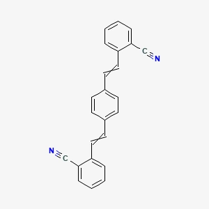 14 Bis2 Cyanostyrylbenzene 13001 39 3 Structure