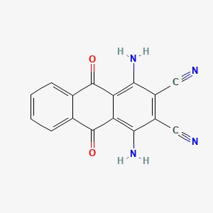 1,4-Diamino-2,3-Dicyanoanthraquinone 14 Diamino 23 Dicyanoanthraquinone 81 41 4 Structure