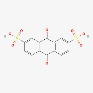 2,7-Anthraquinone Disulfonic Acid 2 7 Anthraquinone Disulfonic Acid 84 49 1 Structure