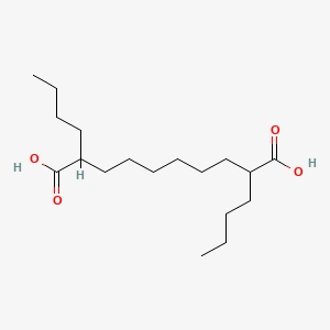 2,9-Dibutylsebacic Acid 2 9 Dibutylsebacic Acid 45266 20 4 Structure