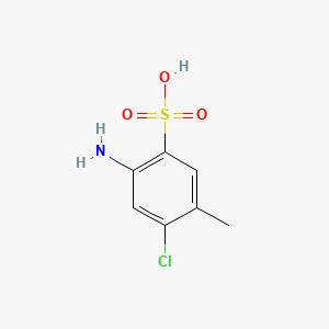 2-Amino-4-chloro-5-methylbenzenesulfonic Acid 2 Amino 4 Chloro 5 Methylbenzenesulfonic Acid 88 51 7 Structure