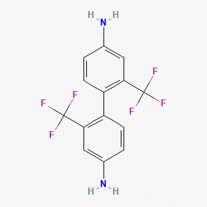 22 Bistrifluoromethylbenzidine 341 58 2 Structure