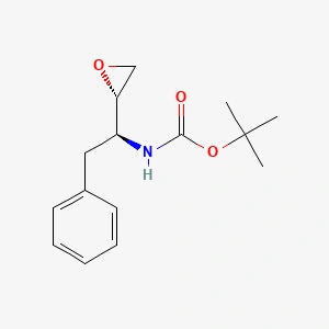 2S 3S 1 2 Epoxy 3 Boc Amino 4 Phenylbutane 98737 29 2 Structure