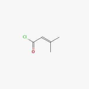 3,3-Dimethylacryloyl Chloride 33 DimethylacryloylChloride 3350 78 5 Structure