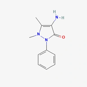 4-Aminoantipyrine 4 Aminoantipyrine 83 07 8 Structure