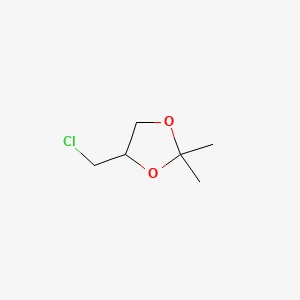 4-(Chloromethyl)-2,2-dimethyl-1,3-dioxolane 4 Chloromethyl 2 2 Dimethyl 1 3 Dioxolane 4362 40 7 Structure