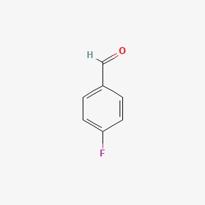 4 Fluorobenzaldehyde 459 57 4 Structure