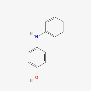 4-Hydroxydiphenylamine 4 Hydroxydiphenylamine 122 37 2 Structure