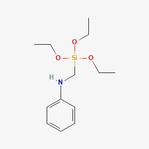 Anilino-methyl-triethoxysilane anilino methyl triethoxysilane 3473 76 5 structure