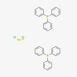 Bis(triphenylphosphine)palladium(II) Dichloride BistriphenylphosphinepalladiumII Dichloride 13965 03 2 Structure